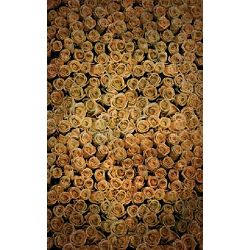 Click Props Background Vinyl with Print Roses Distresed Orange 1.52x2.44m studijska foto pozadina s grafikom