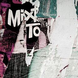 Click Props Background Vinyl with Print Newspaper Wall Pink 1.52x2.44m studijska foto pozadina s grafikom