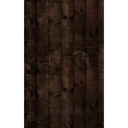 Click Props Background Vinyl with Print Floor Wood Stained Black 1.52x2.44m studijska foto pozadina s grafikom