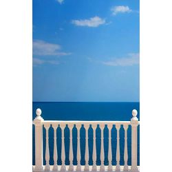 Click Props Background Vinyl with Print Sea View 1.52x2.44m studijska foto pozadina s grafikom