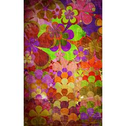Click Props Background Vinyl with Print Flower Power 1.52x2.44m studijska foto pozadina s grafikom