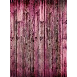 Click Props Background Vinyl with Print Wood Verticle Pink 2.13x2.9m studijska foto pozadina s grafikom