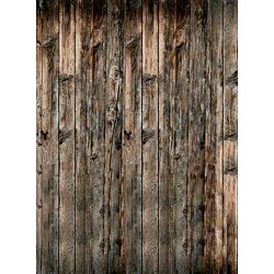 Click Props Background Vinyl with Print Wood Verticle Natural 2.13x2.9m studijska foto pozadina s grafikom