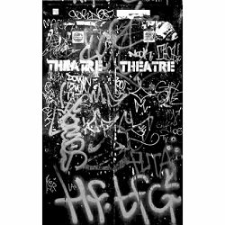 Click Props Background Vinyl with Print Graffiti Door 1 2.13x2.9m studijska foto pozadina s grafikom