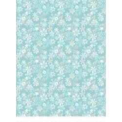 Click Props Background Vinyl with Print Snowflake Blue 2.13x2.9m studijska foto pozadina s grafikom