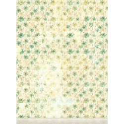 Click Props Background Vinyl with Print Dirty Green Poppies 2.13x2.9m studijska foto pozadina s grafikom