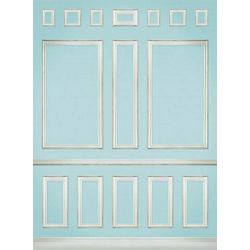 Click Props Background Vinyl with Print Panels Blue 2.13x2.9m studijska foto pozadina s grafikom