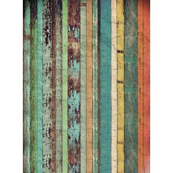 Click Props Background Vinyl with Print Coloured Plank 2.13x2.9m studijska foto pozadina s grafikom