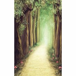 Click Props Background Vinyl with Print Fantasy Forest 2.13x2.9m studijska foto pozadina s grafikom