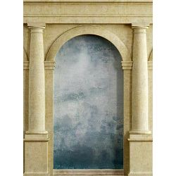 Click Props Background Vinyl with Print Roman Arch Blue 2.13x2.9m studijska foto pozadina s grafikom