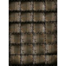 Click Props Background Vinyl with Print Rusty Steel Cubes 2.13x2.9m studijska foto pozadina s grafikom