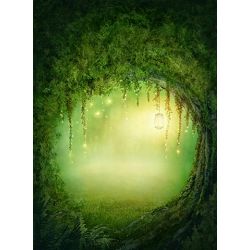 Click Props Background Vinyl with Print Echanted Opening 2.13x2.9m studijska foto pozadina s grafikom