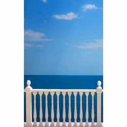 Click Props Background Vinyl with Print Sea Vieuw 2.13x2.9m studijska foto pozadina s grafikom