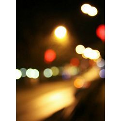 Click Props Background Vinyl with Print midnight Street Bokeh 2.13x2.9m studijska foto pozadina s grafikom
