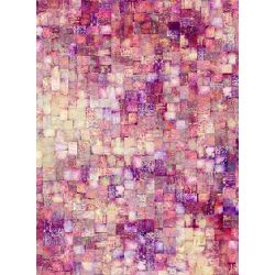 Click Props Background Vinyl with Print Pink mosaic 2.13x2.9m studijska foto pozadina s grafikom