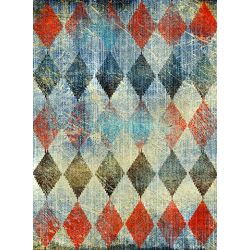 Click Props Background Vinyl with Print Denim Harlequin 2.13x2.9m studijska foto pozadina s grafikom