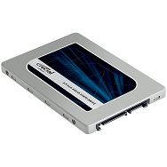 Crucial MX200 1TB SSD, Micron 16nm MLC NAND, SATA 2.5” 7mm (with 9.5mm adapter), Read/Write: 555 MB/s / 500 MB/s, Random Read/Write IOPS 100K/87K, Data Transfer Software Includes Acronis® True Image™