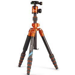 Cullmann Mundo 522T Orange 135.5cm 5kg Aluminium Travel tripod tronožac aluminijski stativ + kuglasta glava Ball Head (55452)