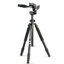 Cullmann Mundo 525M OT35 Black 159cm 6kg Aluminium tripod tronožac aluminijski stativ s integriranim monopodom + 3-Way Head glava (55464)