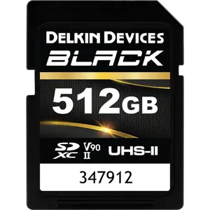 Delkin SDXC 512GB UHS-II R300/W250 (V90) Black Rugged memorijska kartica (DSDBV90512BX)