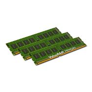 Desktop Memory Device KINGSTON ValueRAM DDR3 SDRAM Non-ECC (3x8GB,1333MHz(PC3-10600),Unbuffered) CL9, Retail