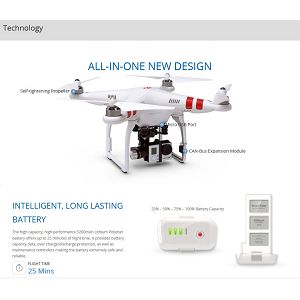 DJI Phantom 2 ver2 Quadcopter with Zenmuse H3-3D 3-Axis Gimbal