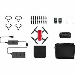 DJI Spark Fly More Combo Lava Red 50km/h crveni dron za snimanje iz zraka s 2-axis gimbal stabilizatorom i 12MP kamerom