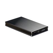 Drive Cabinet INTER-TECH Coba Nitrox Extended GD25633 (2.5" HDD, SATA II, USB 3.0) Black