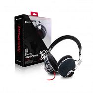 Canyon stereo headphone with in-line volume control , adjustable padded headband for a secure fit;  3.5mm audio plug; suitable for iPhone, smartphones and other audio devices