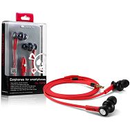 Earphones CANYON CNL-TSEP02 ( 20Hz-20kHz, 1.2m, mic ) Tattoo, Black, Ret.