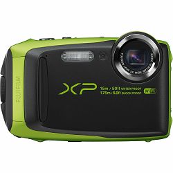 Fuji FinePix XP90 Lime Black Fujifilm XP-90 Crni zeleni vodootporni podvodni digitalni fotoaparat WiFi remote 5x zoom 16.4Mpx 28mm BSI-CMOS sensor Digital camera