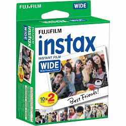 Fujifilm Instax Wide film foto papir 20 listova (2x10 pakiranje) za Fuji Wide 210, Wide 300, Lomography Instant Wide