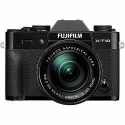 Fujifilm X-T10 + 16-50mm + 50-230mm KIT Fuji digitalni mirrorless fotoaparat s širokokutnim i telefoto objektivom Fujinon Body 16MP APS- Trans CMOS II 3.0" 920K Tiltable