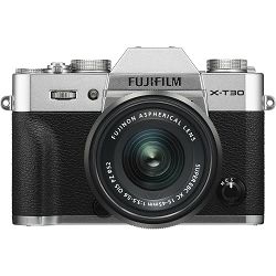 Fujifilm X-T30 + XC 15-45 f/3.5-5.6 OIS PZ KIT Silver srebreni digitalni mirrorless fotoaparat s objektivom 15-45mm Fuji (16619126)