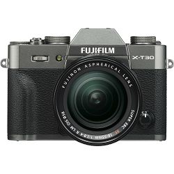 Fujifilm X-T30 + XF 18-55 f2.8-4 R LM OIS Charcoal Gray sivi digitalni mirrorless fotoaparat s objektivom 18-55mm Fuji (16620125)