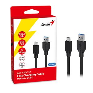 Genius kabel USB-C na USB-C 3.0 60W Power Delivery 5Gbps 100cm (ACC-C2CC-3A)