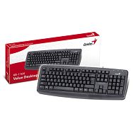 Genius KB-110X, tipkovnica, PS/2, crna