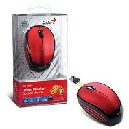 Genius NX-6500, miš, USB, IR, Battery, crveni