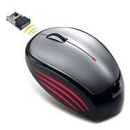 Genius NX-6500, miš,USB,IR,Battery,metalik srebrna
