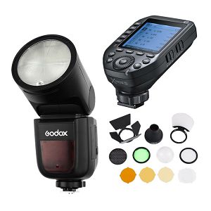 Godox V1 Round Head F TTL HSS bljeskalica X-PRO II Trigger Accessories Kit za Sony