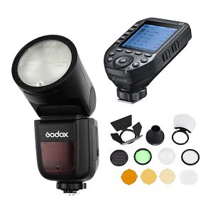 Godox V1 Round Head F TTL HSS bljeskalica X-PRO II Trigger Accessories Kit za Nikon