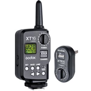 Godox XT16 Transmitter Receiver 2.4 GHz Flash Trigger Kit