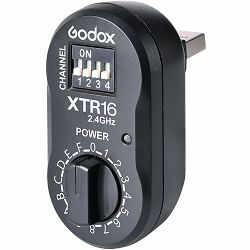 Godox XTR-16 2.4GHz Wireless Power-Control Flash Trigger Receiver prijemnik XTR16 za bežično okidanje studijskih bljeskalica Godox i Quadralite Move i Pulse serije
