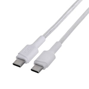 Green Cell Cable USB kabel USB-C na USB-C 30cm White PowerStream with fast charging Power Delivery 60W Ultra Charge Quick Charge 3.0 (KABGC31W)