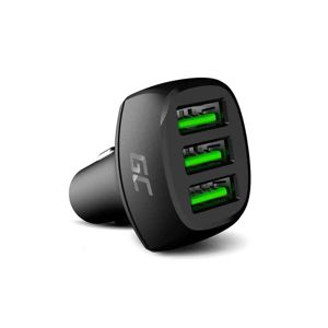 Green Cell Charger USB 12V GC PowerRide 54W 3xUSB 18W Car Charger with Ultra Charge fast charging technology auto punjač (CADGC01)