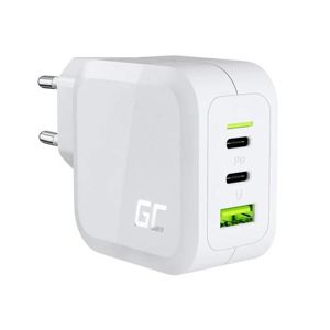 Green Cell Charger USB-C 65W PD White GaN GC Power Delivery PowerGan punjač za Laptop, MacBook, Phone, Tablet, Nintendo Switch (CHARGC08W)