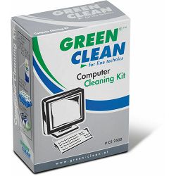 Green Clean Computer Cleaning KIT komplet za čišćenje i održavanje računala 1x G-2015 AirPower 150ml + 2x C-2300 Plastic Cleaner + 5x C-2100 Wet & Dry Screen Cleaner (CS-2500)
