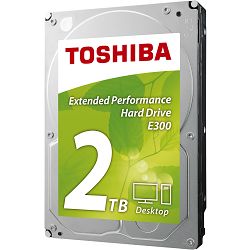 HDD desktop Toshiba E300 (3.5" 2TB, 64MB, AF, SATAIII), bulk