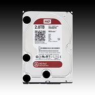 HDD Desktop WESTERN DIGITAL Red (3.5", 2TB, 64MB, SATA III-600)