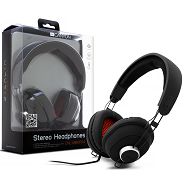 Headphones CANYON CNL-MBHP04 (20Hz-20kHz, Cable, 1.2m) Black, Stealth, Ret.